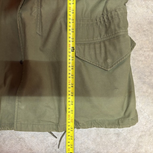 True Vintage OG107 1970s Cold Weather Coat Medium Long US Army M65 Green Vietnam - Picture 6 of 10